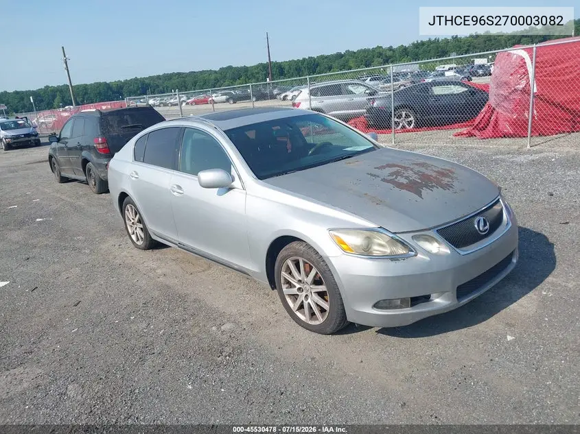 2007 Lexus Gs 350 VIN: JTHCE96S270003082 Lot: 45530478