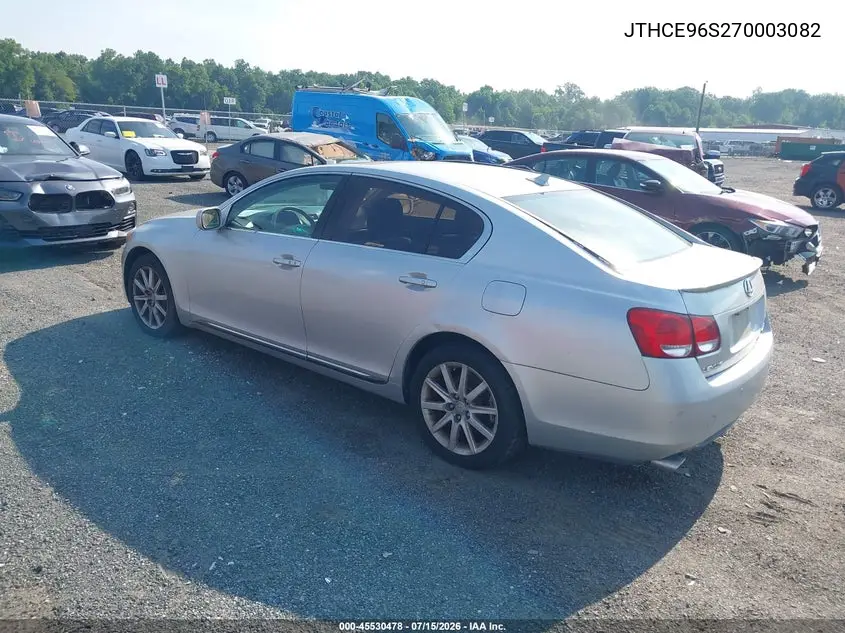 2007 Lexus Gs 350 VIN: JTHCE96S270003082 Lot: 45530478