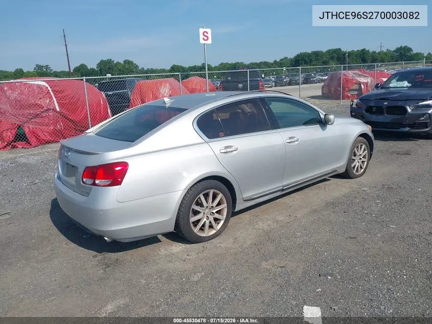 2007 Lexus Gs 350 VIN: JTHCE96S270003082 Lot: 45530478