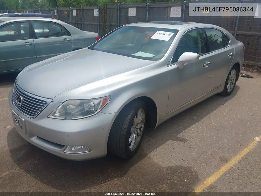 2009 Lexus Ls 460 VIN: JTHBL46F795086344 Lot: 45438228