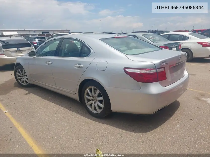 2009 Lexus Ls 460 VIN: JTHBL46F795086344 Lot: 45438228