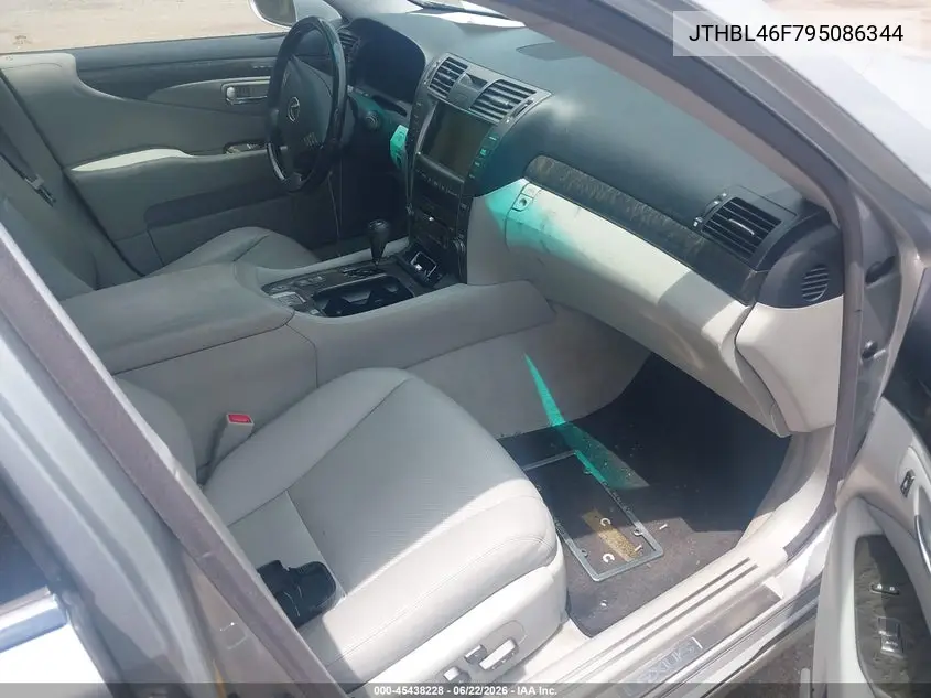 2009 Lexus Ls 460 VIN: JTHBL46F795086344 Lot: 45438228