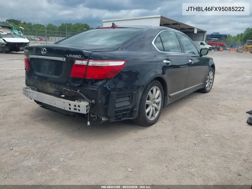 2009 Lexus Ls 460 VIN: JTHBL46FX95085222 Lot: 45441389