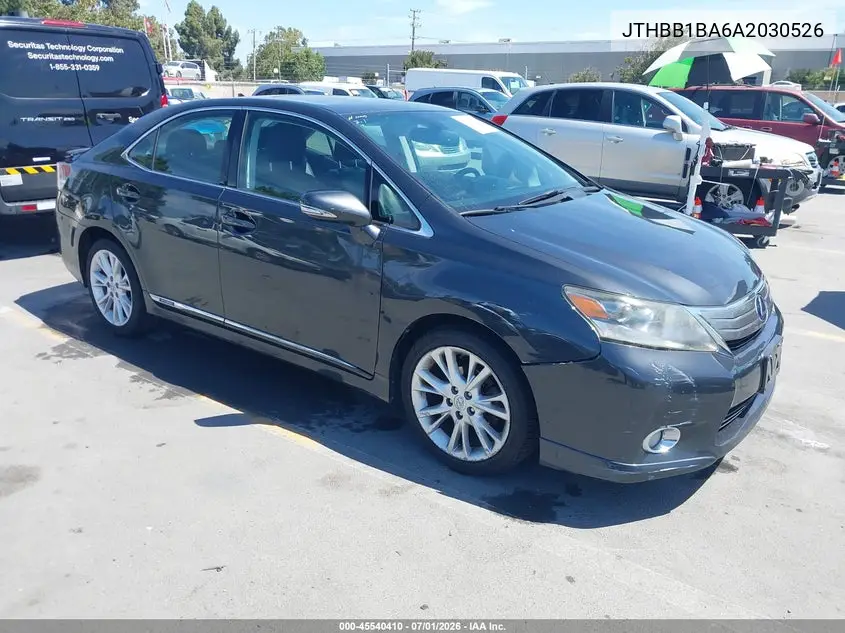 2010 Lexus Hs 250H Premium VIN: JTHBB1BA6A2030526 Lot: 45540410
