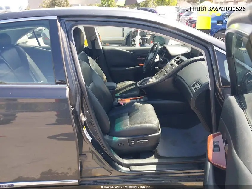 2010 Lexus Hs 250H Premium VIN: JTHBB1BA6A2030526 Lot: 45540410