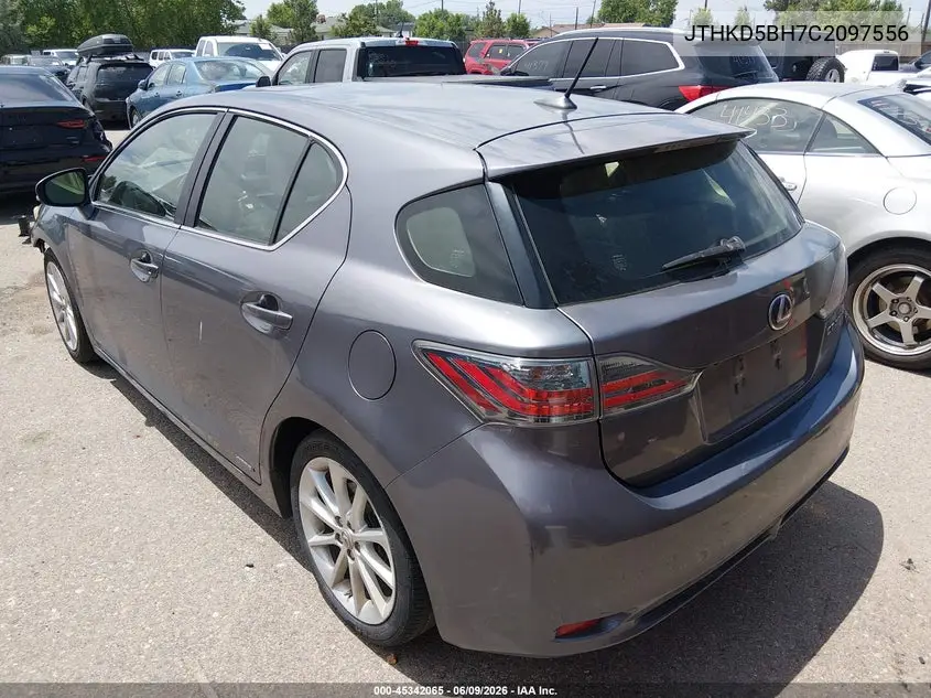 2012 Lexus Ct 200H Premium VIN: JTHKD5BH7C2097556 Lot: 45342065