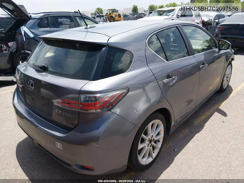 2012 Lexus Ct 200H Premium VIN: JTHKD5BH7C2097556 Lot: 45342065