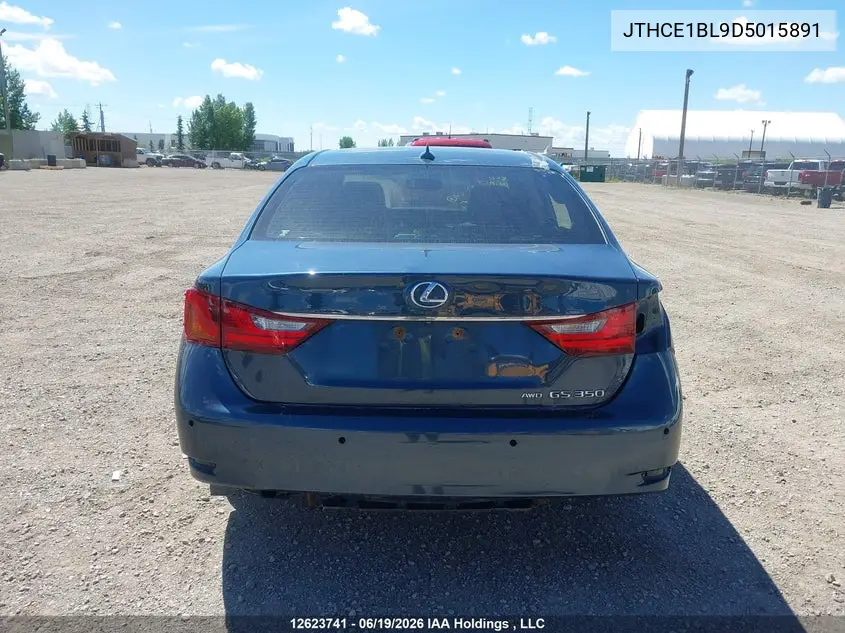 2013 Lexus Gs 350 350 VIN: JTHCE1BL9D5015891 Lot: 12623741