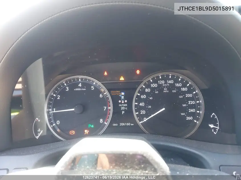 2013 Lexus Gs 350 350 VIN: JTHCE1BL9D5015891 Lot: 12623741