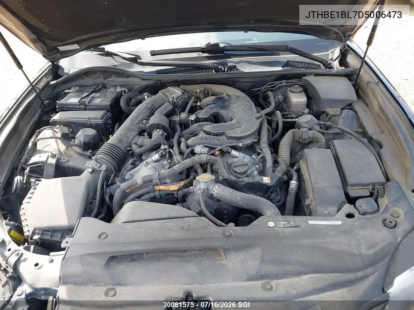 2013 Lexus Gs 350 VIN: JTHBE1BL7D5006473 Lot: 30081575