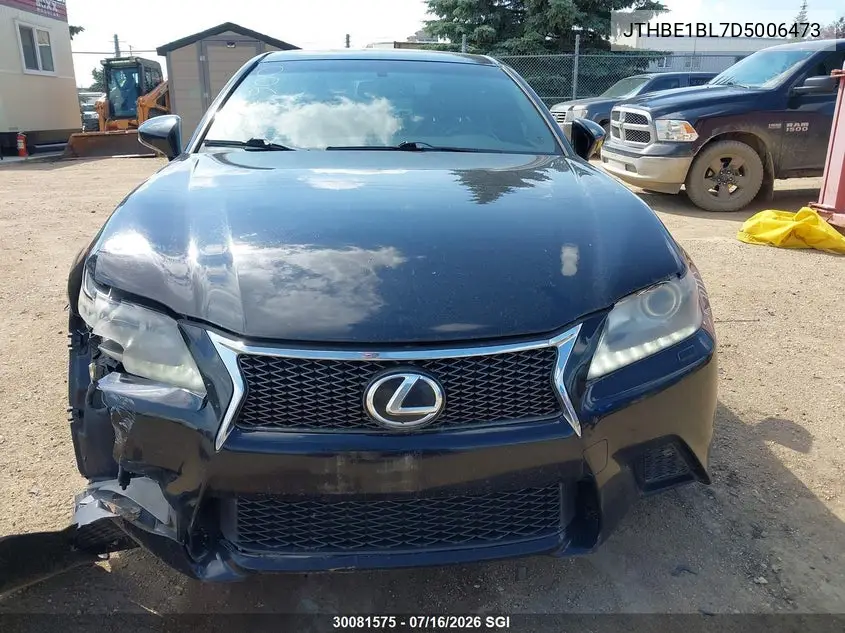 2013 Lexus Gs 350 VIN: JTHBE1BL7D5006473 Lot: 30081575