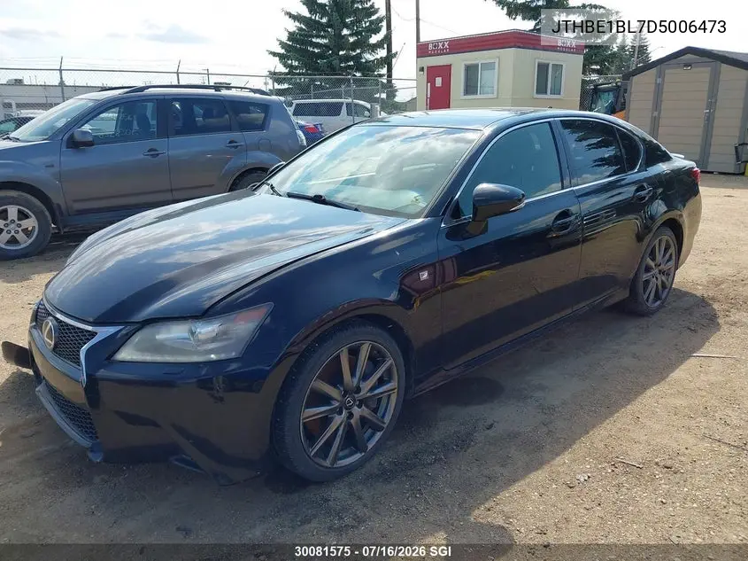 2013 Lexus Gs 350 VIN: JTHBE1BL7D5006473 Lot: 30081575