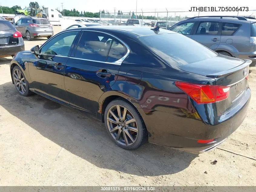 2013 Lexus Gs 350 VIN: JTHBE1BL7D5006473 Lot: 30081575