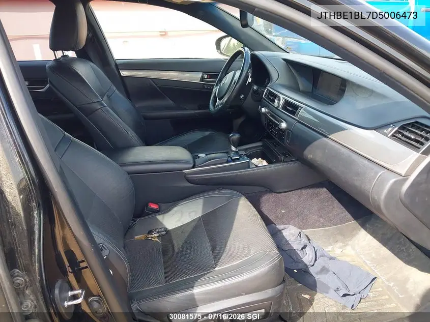 2013 Lexus Gs 350 VIN: JTHBE1BL7D5006473 Lot: 30081575