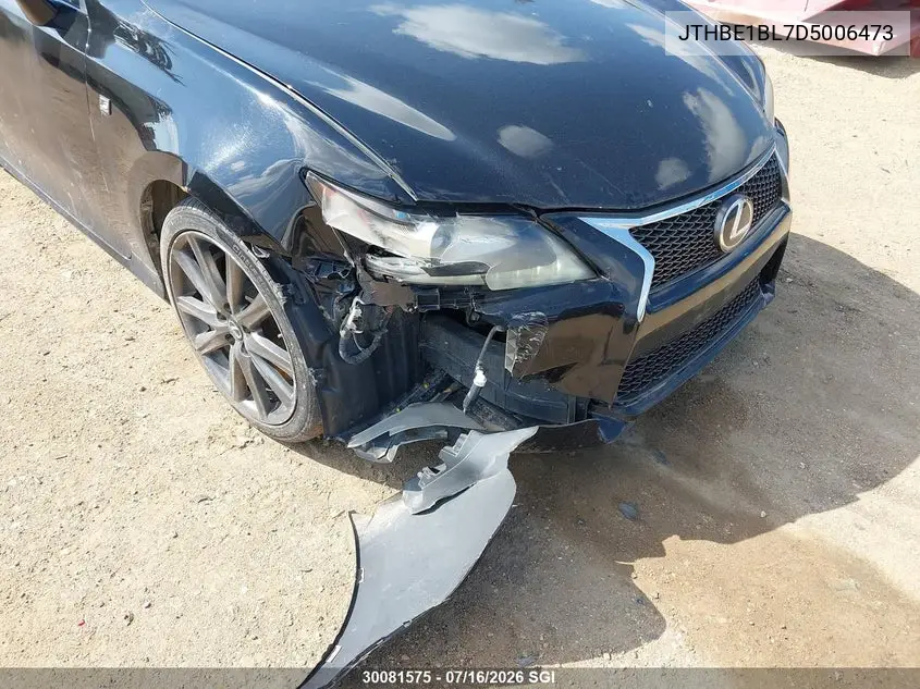 2013 Lexus Gs 350 VIN: JTHBE1BL7D5006473 Lot: 30081575