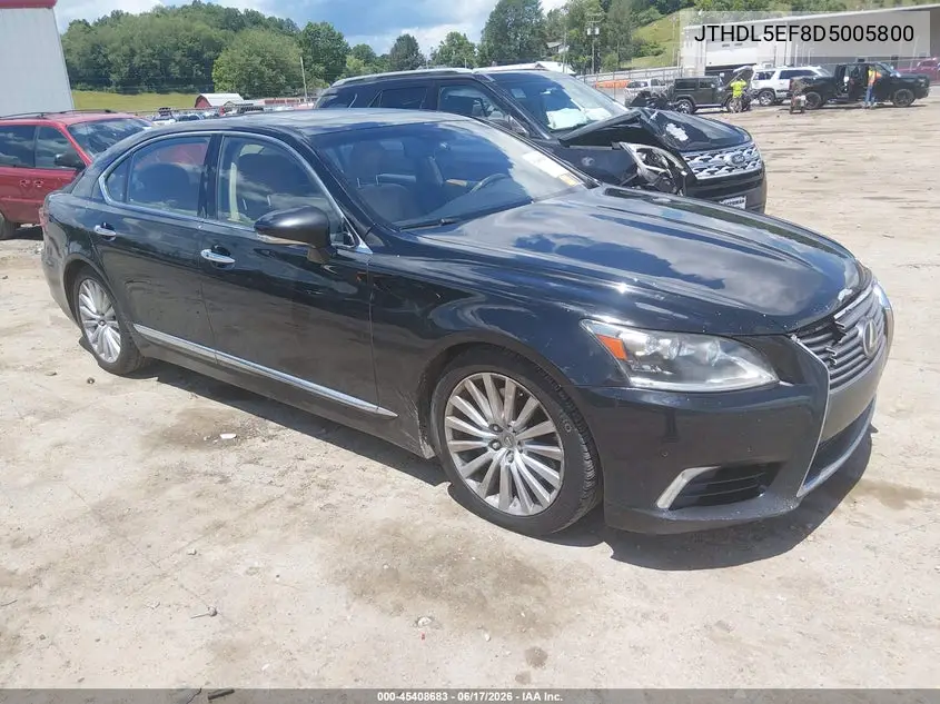 2013 Lexus Ls 460 L VIN: JTHDL5EF8D5005800 Lot: 45408683