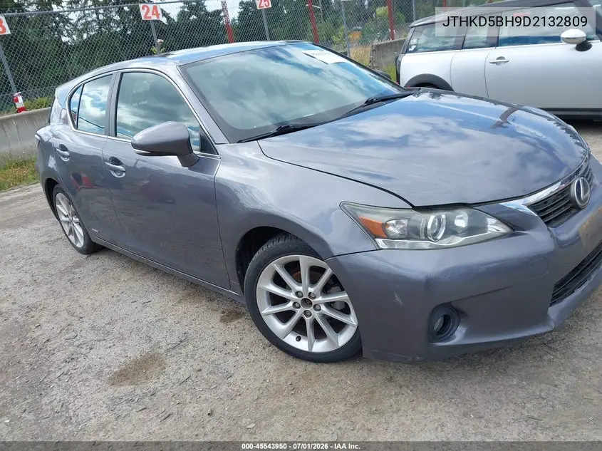2013 Lexus Ct 200H VIN: JTHKD5BH9D2132809 Lot: 45543950
