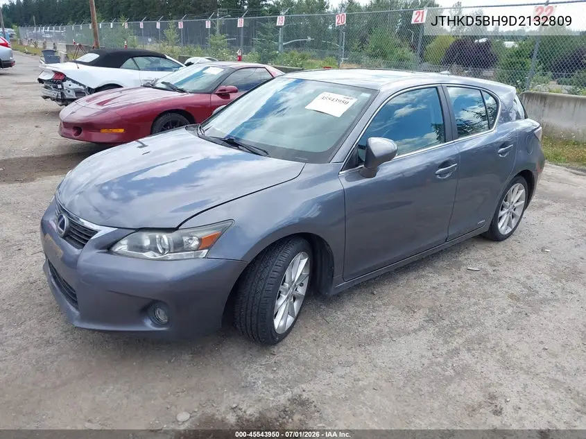 2013 Lexus Ct 200H VIN: JTHKD5BH9D2132809 Lot: 45543950