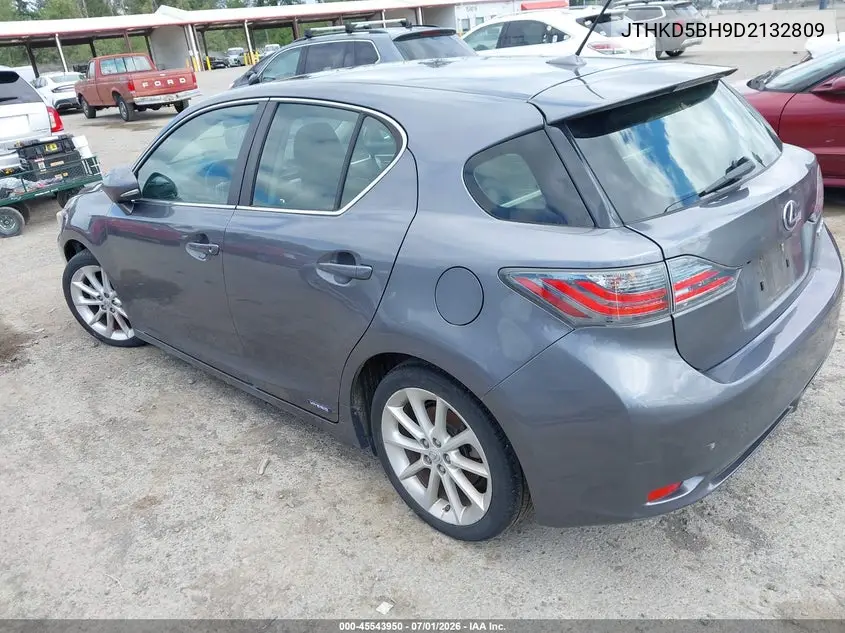 2013 Lexus Ct 200H VIN: JTHKD5BH9D2132809 Lot: 45543950