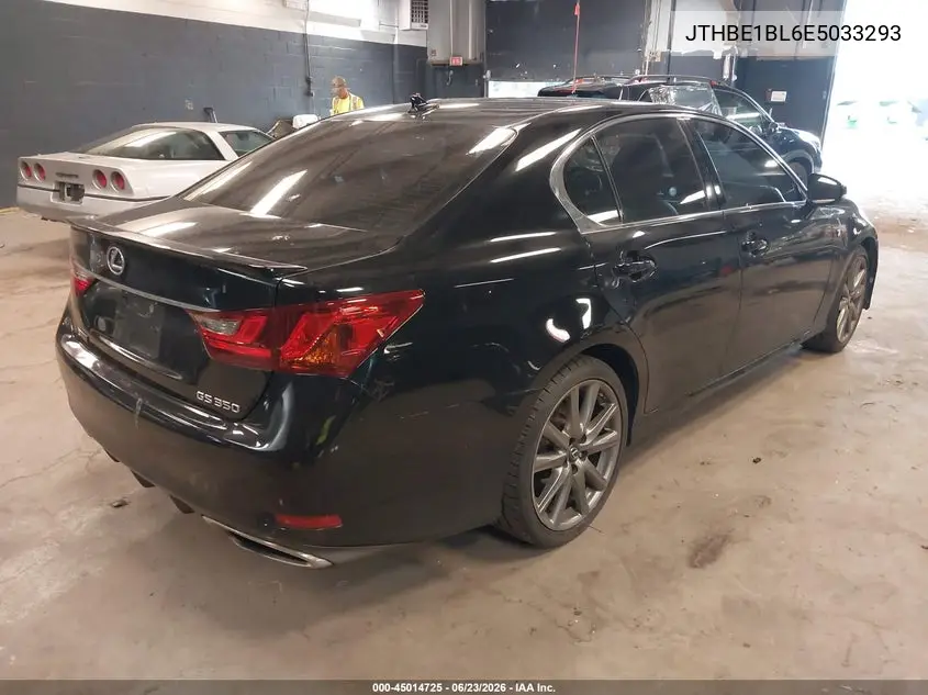 2014 Lexus Gs 350 VIN: JTHBE1BL6E5033293 Lot: 45014725