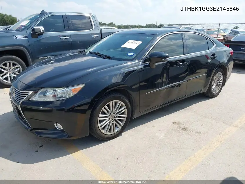 2014 Lexus Es 350 VIN: JTHBK1GG3E2145846 Lot: 45452097