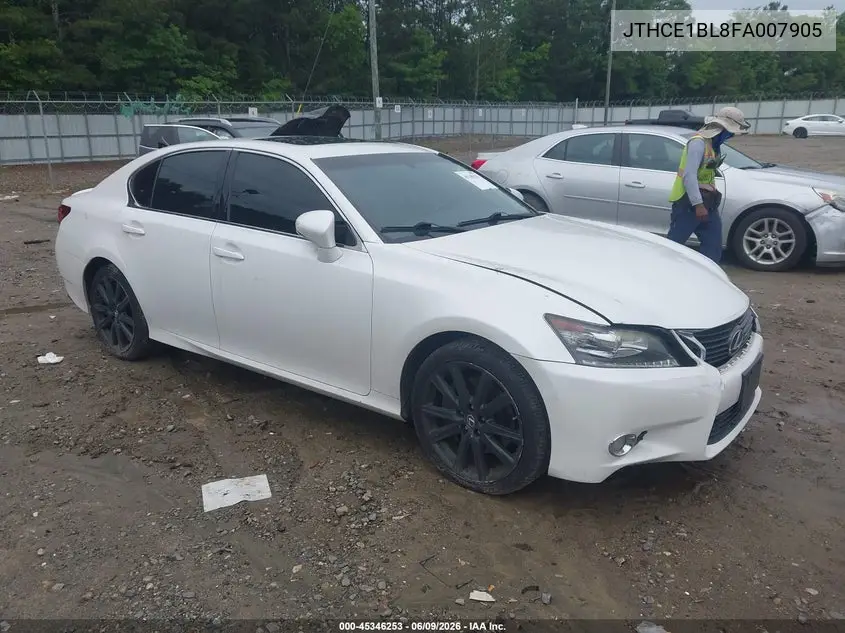2015 Lexus Gs 350 VIN: JTHCE1BL8FA007905 Lot: 45346253