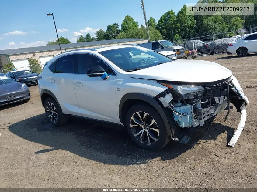 2015 Lexus Nx 200T F Sport VIN: JTJYARBZ2F2009213 Lot: 45397255
