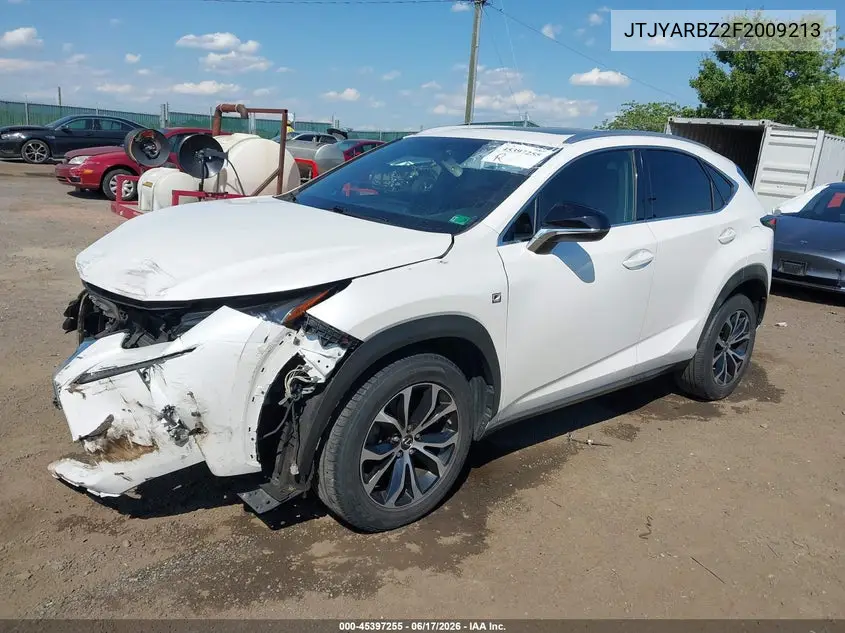 2015 Lexus Nx 200T F Sport VIN: JTJYARBZ2F2009213 Lot: 45397255