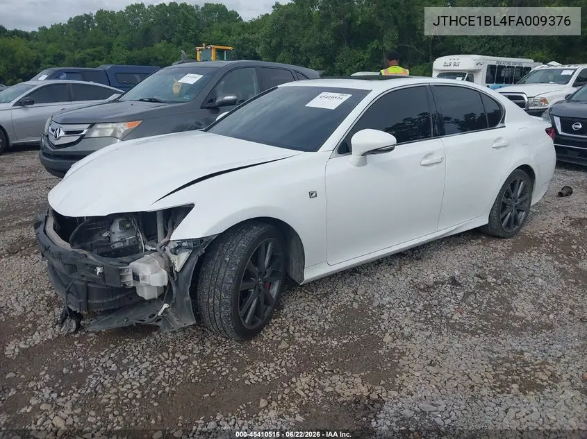 2015 Lexus Gs 350 VIN: JTHCE1BL4FA009376 Lot: 45410516