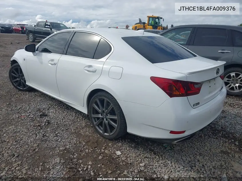 2015 Lexus Gs 350 VIN: JTHCE1BL4FA009376 Lot: 45410516