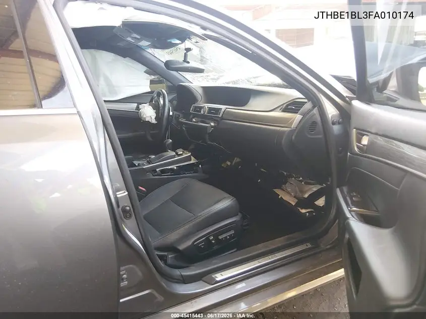 2015 Lexus Gs 350 VIN: JTHBE1BL3FA010174 Lot: 45415443