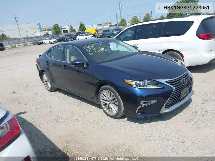 2016 Lexus Es 350 350 VIN: JTHBK1GG3G2223061 Lot: 12658253