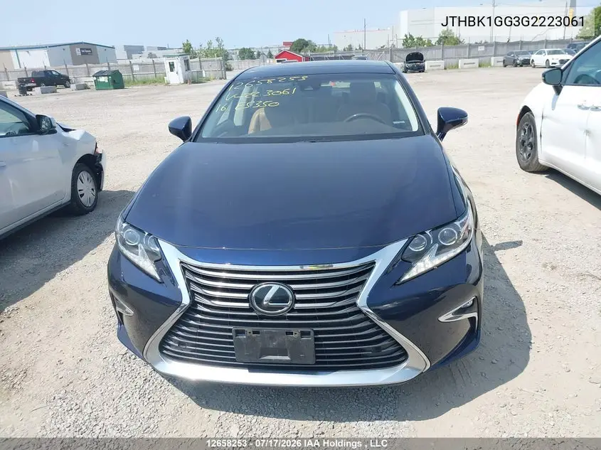 2016 Lexus Es 350 350 VIN: JTHBK1GG3G2223061 Lot: 12658253