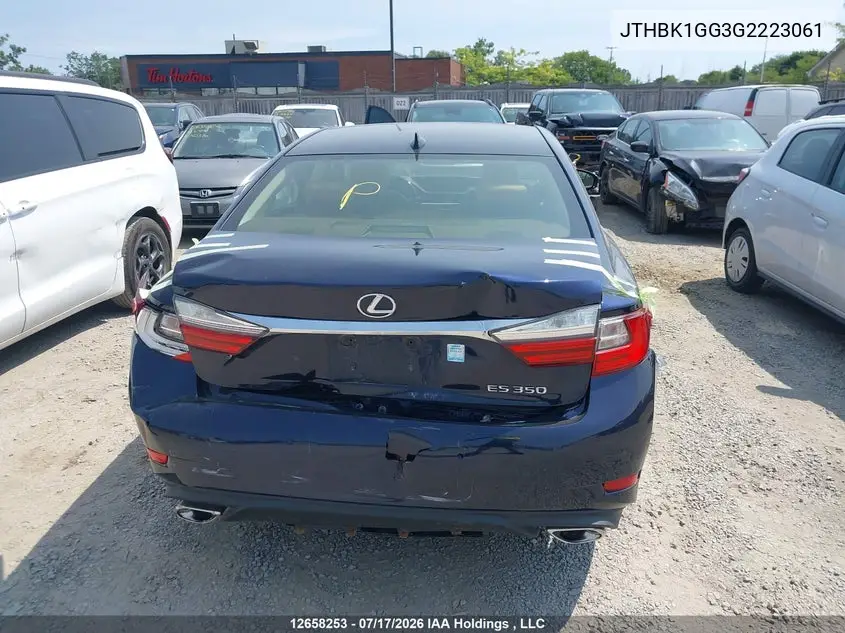2016 Lexus Es 350 350 VIN: JTHBK1GG3G2223061 Lot: 12658253