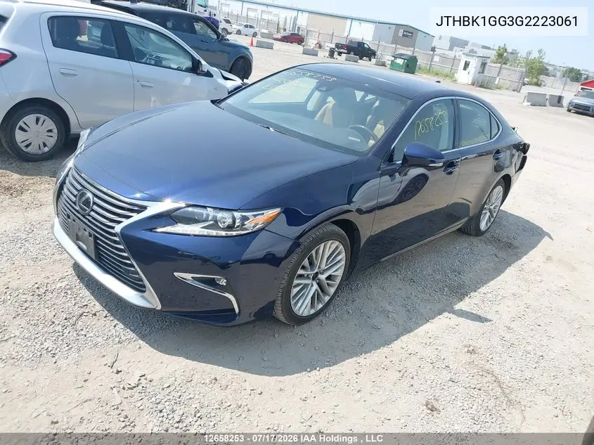 2016 Lexus Es 350 350 VIN: JTHBK1GG3G2223061 Lot: 12658253