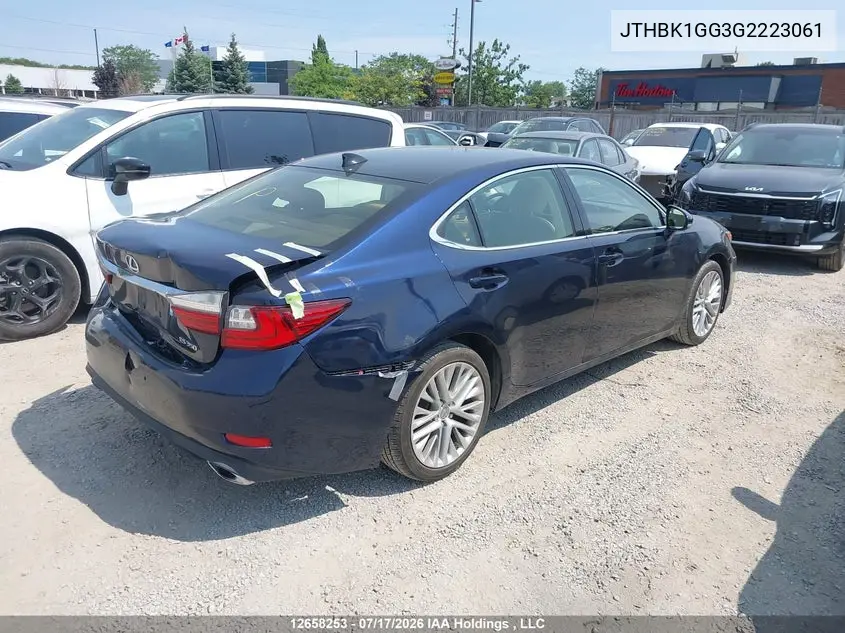 2016 Lexus Es 350 350 VIN: JTHBK1GG3G2223061 Lot: 12658253