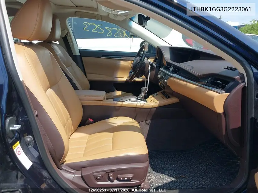 2016 Lexus Es 350 350 VIN: JTHBK1GG3G2223061 Lot: 12658253