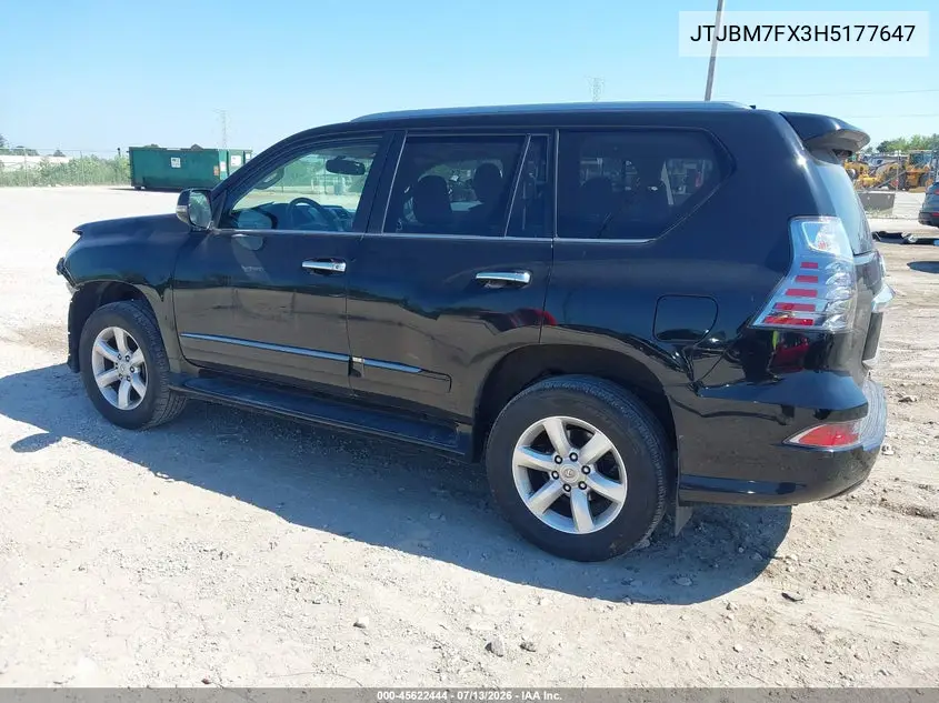 2017 Lexus Gx 460 VIN: JTJBM7FX3H5177647 Lot: 45622444