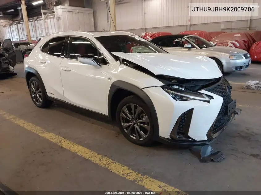 2019 Lexus Ux 250H F Sport VIN: JTHU9JBH9K2009706 Lot: 45242901