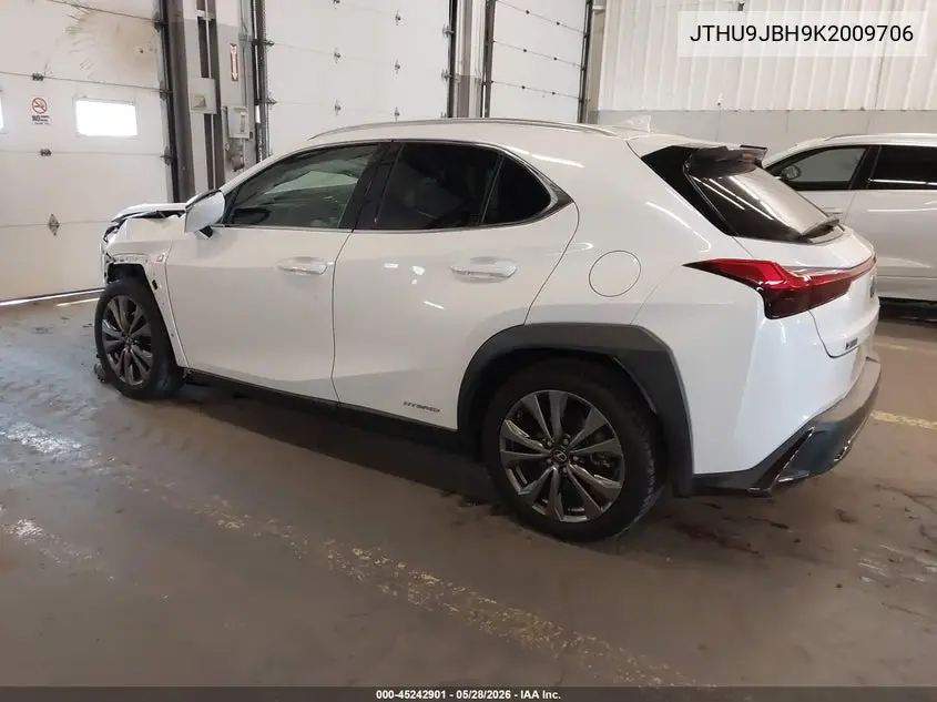 2019 Lexus Ux 250H F Sport VIN: JTHU9JBH9K2009706 Lot: 45242901