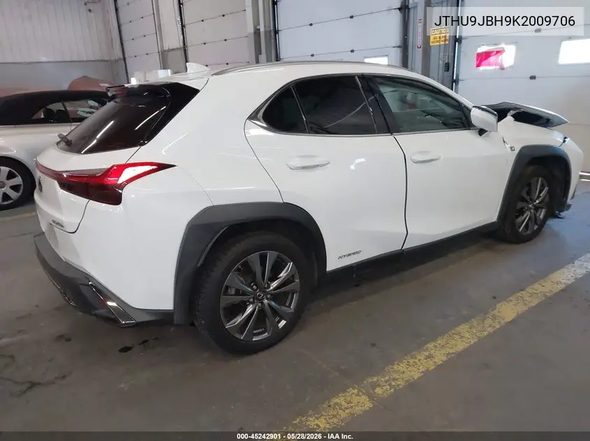 2019 Lexus Ux 250H F Sport VIN: JTHU9JBH9K2009706 Lot: 45242901