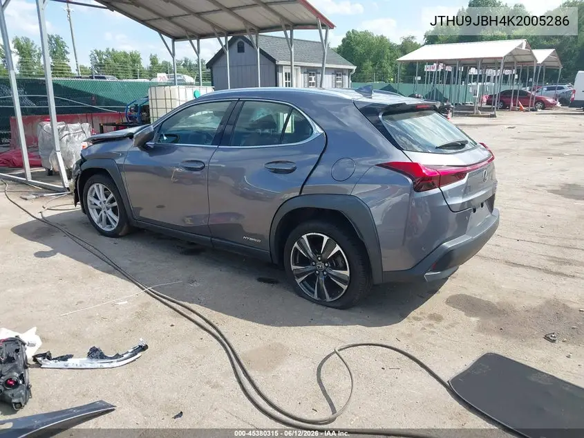 2019 Lexus Ux 250H VIN: JTHU9JBH4K2005286 Lot: 45380315