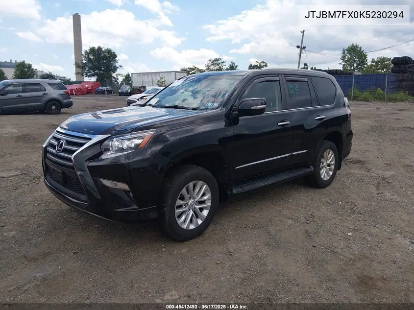 2019 Lexus Gx 460 Premium VIN: JTJBM7FX0K5230294 Lot: 45412493
