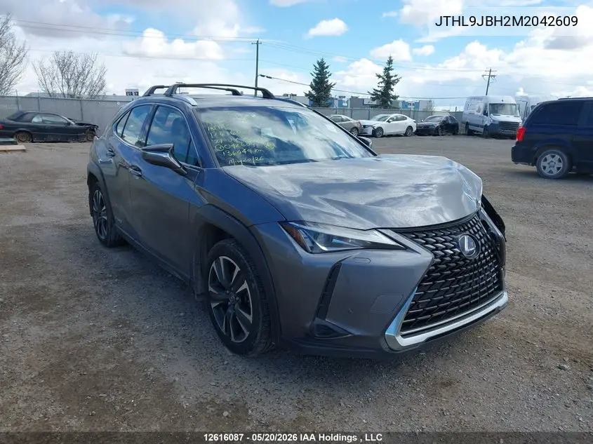 2021 Lexus Ux 250H VIN: JTHL9JBH2M2042609 Lot: 12616087