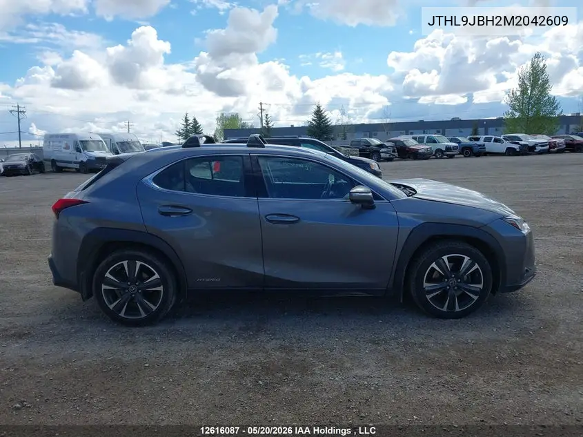 2021 Lexus Ux 250H VIN: JTHL9JBH2M2042609 Lot: 12616087