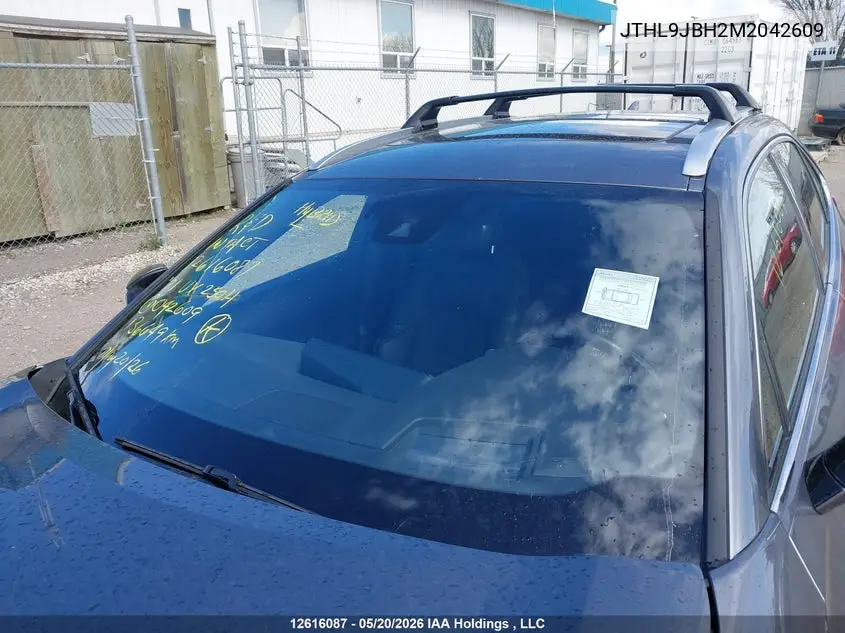 2021 Lexus Ux 250H VIN: JTHL9JBH2M2042609 Lot: 12616087