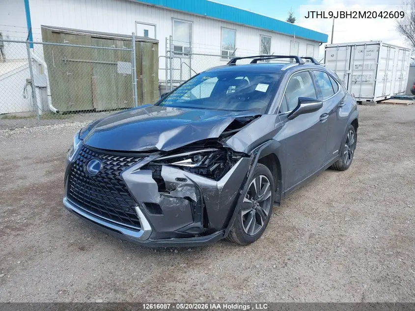 2021 Lexus Ux 250H VIN: JTHL9JBH2M2042609 Lot: 12616087