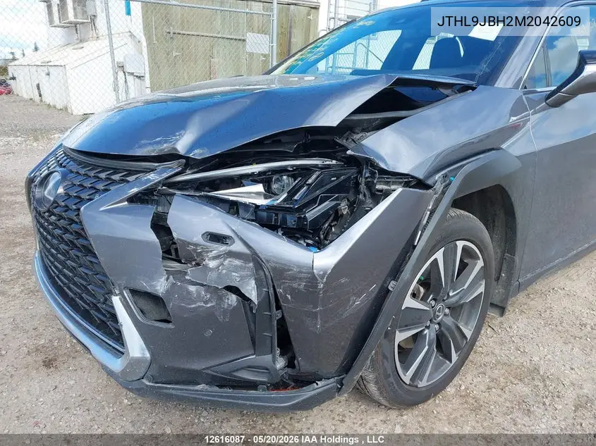 2021 Lexus Ux 250H VIN: JTHL9JBH2M2042609 Lot: 12616087