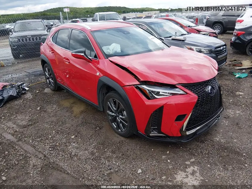 2021 Lexus Ux 250H F Sport VIN: JTHR9JBH9M2041872 Lot: 45246935