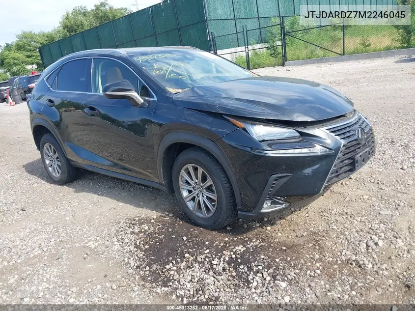 2021 Lexus Nx 300 VIN: JTJDARDZ7M2246045 Lot: 45313282
